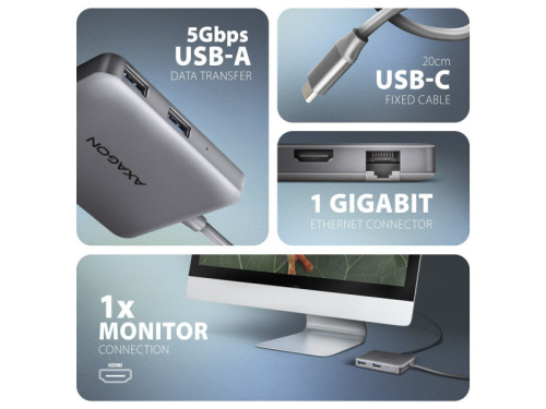 Axagon HMC-5HL USB-C Hub