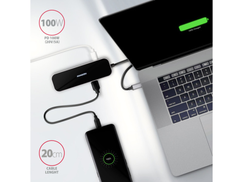 Axagon HMC-6GL USB-C Hub