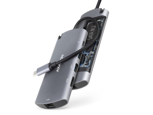 Axagon HMC-6M2 6in1 USB-C Hub