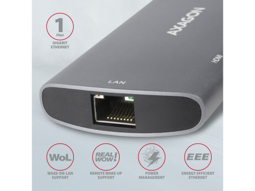 Axagon HMC-6M2 6in1 USB-C Hub