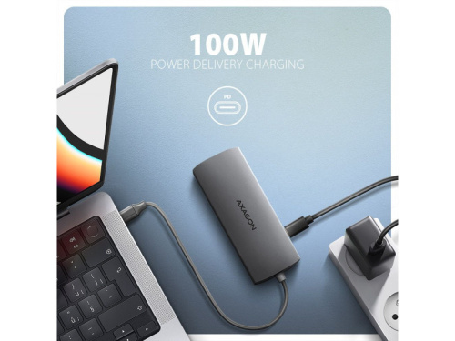 Axagon HMC-8HLSA USB-C Hub