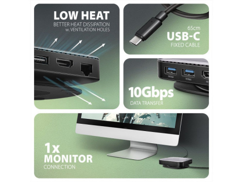 Axagon HMC-UFO 9in1 USB-C Hub