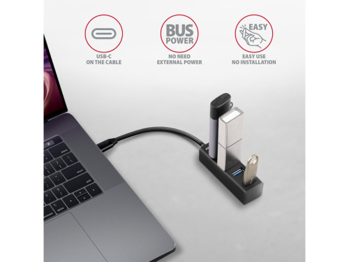 Axagon HUE-M1C USB-C Hub