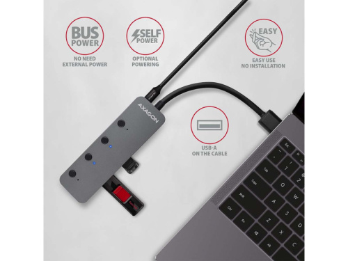 Axagon HUE-MSA USB Hub