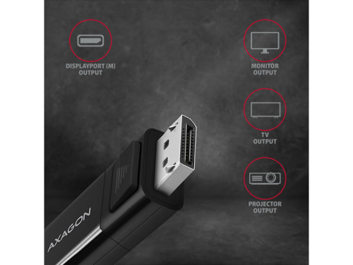Axagon RVC-DPC USB-C - DisplayPort Kábel