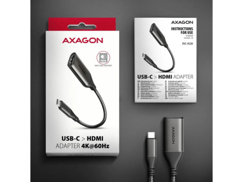 Axagon RVC-HI2M USB-C - HDMI Adapter