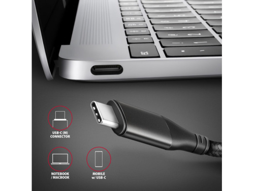 Axagon RVC-HI2MC USB-C - HDMI Adapterkábel 1.8m