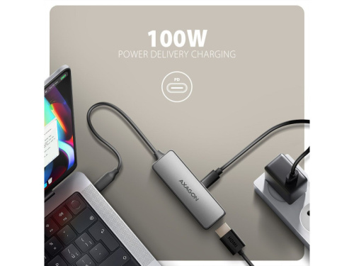 Axagon RVC-HI8KPD USB-C - HDMI Adapter
