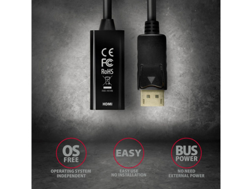 Axagon RVD-HI14N DP-HDMI Adapter