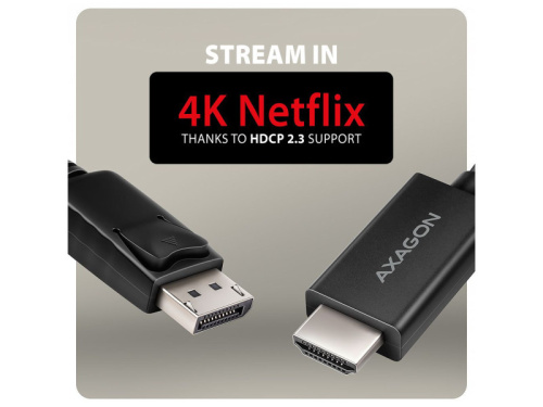 Axagon RVD-HI20C2 DP-HDMI Kábel 1.8m