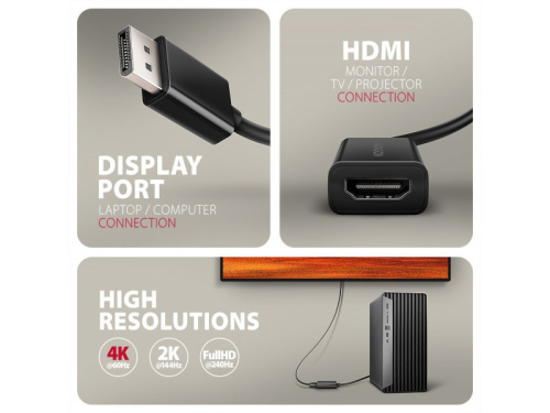Axagon RVD-HI20N DP-HDMI Adapter