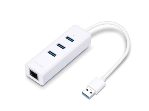 TP-Link UE330 USB Hub és Ethernet Adapter