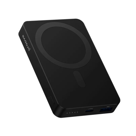 Proove Carbon Slim Magsafe Vezeték Nélküli Gyorstöltő Powerbank 22.5W - 10000mAh - Black