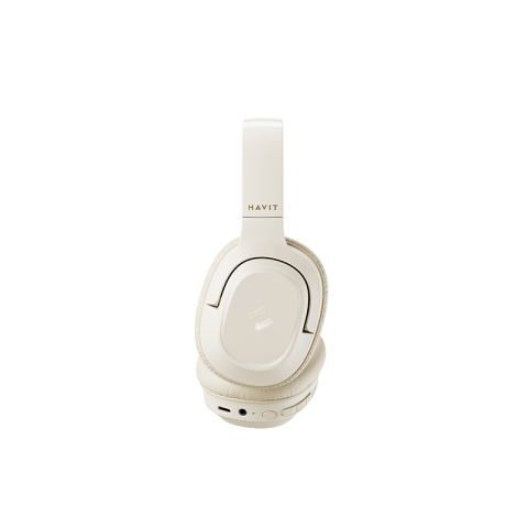 Havit H612BT PRO Vezeték nélküli Bluetooth fejhallgató - Bézs