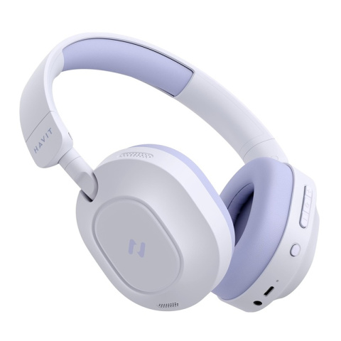 Havit H668BT Vezeték Nélküli Bluetooth Fejhallgató - Halványlila