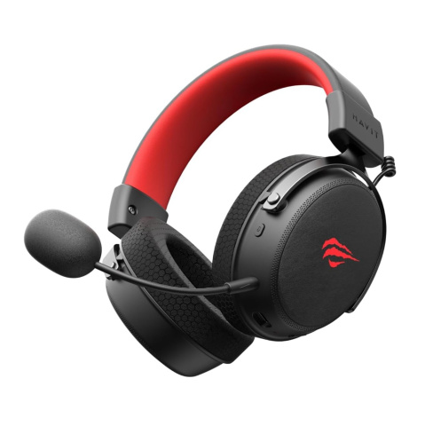 Havit H2015 Pro Five-Mode Vezeték Nélküli Gamer Headset - Fekete-Piros
