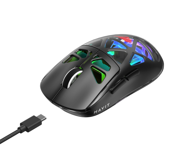 Havit MS1044WB Tri-Mode Vezeték Nélküli Gamer Egér