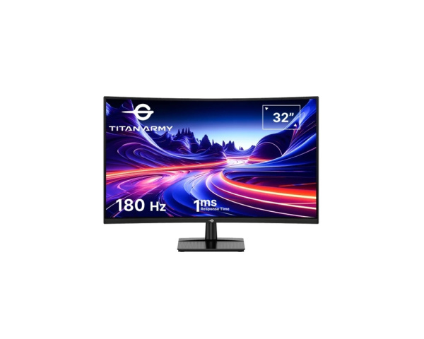 Titan Army C32A1R 31,5" QHD VA ívelt gamer monitor