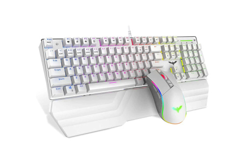 Havit KB393L - 2 az 1-ben Fekete Univerzális Gaming készlet, Billentyűzet (Angol) + Egér