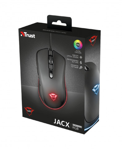 Trust GXT 930 Jacx RGB gamer egér