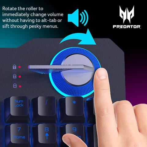 Acer Predator AETHON 700 Mechanikus Gamer Billentyűzet - Angol kiosztás