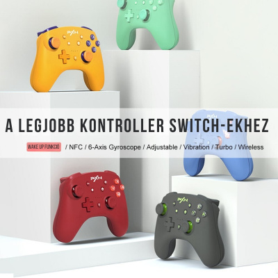 PXN-9607X - Vezeték Nélküli Kontroller - Nintendo Switch/PC - Pink