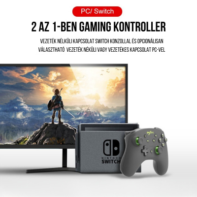 PXN-9607X - Vezeték Nélküli Kontroller - Nintendo Switch/PC - Pink