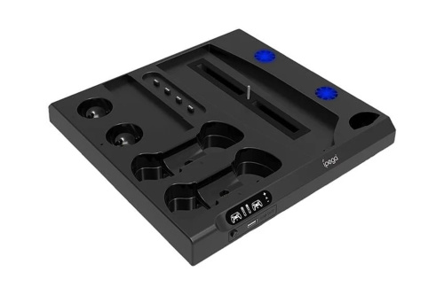iPega PG-P5028 - PS5 Többfunkciós Hűtőállvány - Fekete