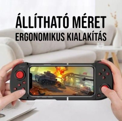 IPega PG-9217A - Vezeték Nélküli Kontroller - Okostelefon-Tartóval