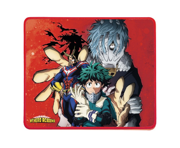 Konix - MY HERO ACADEMIA Shikaragi Gamer Egérpad - piros-mintás