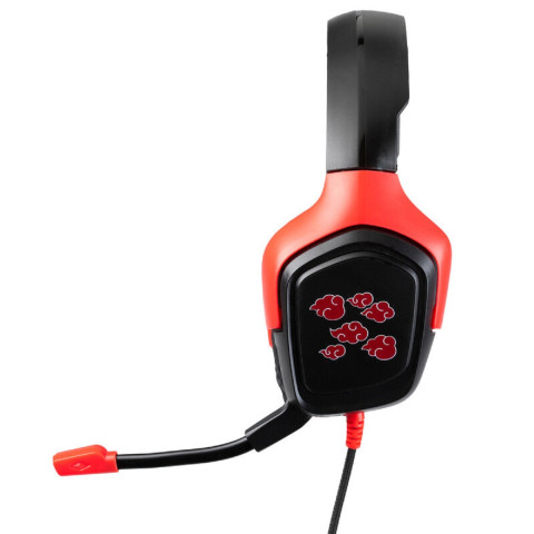 Konix Naruto Akatsuki Vezetékes Gaming Headset - Fekete-Piros