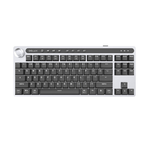 Delux KS200D Vezeték Nélküli Mechanikus Gamer Billentyűzet - Angol kiosztás