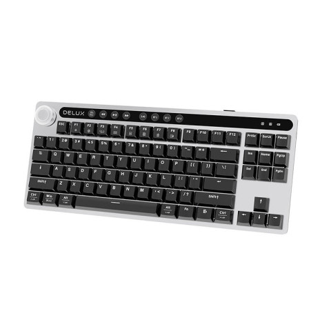 Delux KS200D Vezeték Nélküli Mechanikus Gamer Billentyűzet - Angol kiosztás