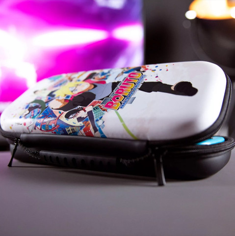 Konix BORUTO "Next Generations" Nintendo Switch/Lite utazó tok - fehér/mintás