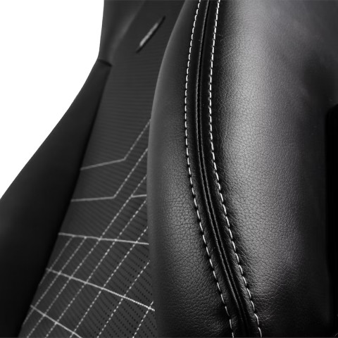 Noblechairs ICON Gamer Szék Alkatrész - PU Műbőr Háttámla - Fekete-Fehér