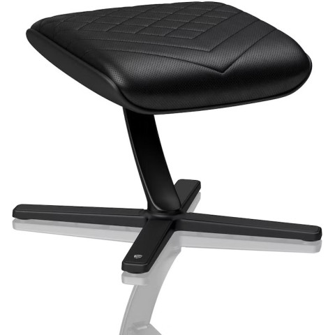 Noblechairs PU Leather Footrest Black Gamer Lábtartó - 2 év garancia