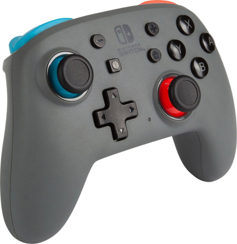 PowerA Nano Enhanced Nintendo Switch - Neon Blue-Red - Vezeték nélküli kontroller - Szürke