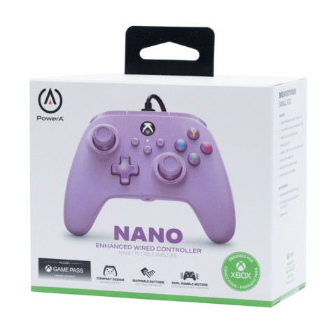 PowerA Nano Enhanced Xbox Series X|S - Lilac - Vezetékes kontroller - Lila