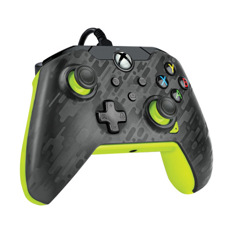 PDP Electric Xbox Series X|S/Xbox One/PC vezetékes kontroller - Fantom Fekete