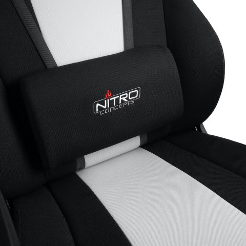 Nitro Concepts E250 Gaming Szék - Fekete/Fehér - 2 év garancia