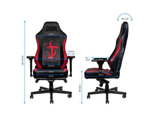 Noblechairs HERO DOOM Edition Gamer Szék