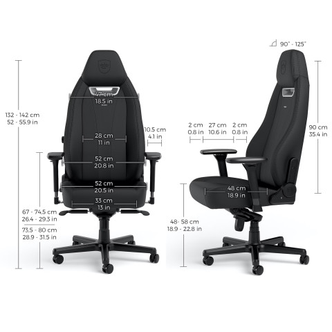 Noblechairs LEGEND Black Edition PU Bőr Gaming szék