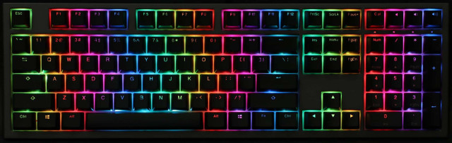 Ducky Shine 7 Gunmetal Gamer Billentyűzet - Angol kiosztás