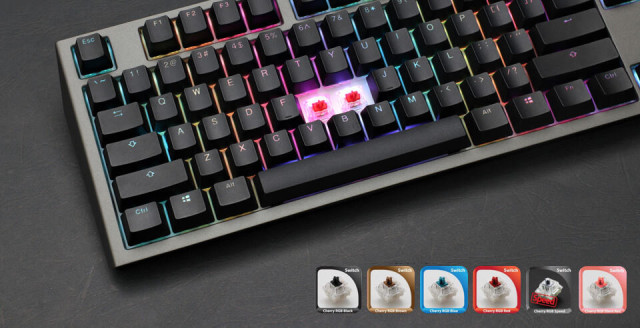 Ducky Shine 7 Gunmetal Gamer Billentyűzet - Angol kiosztás