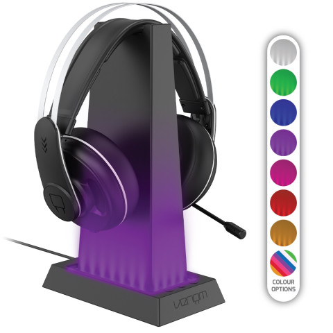 Venom VS3059 RGB LED Gaming Fejhallgató állvány