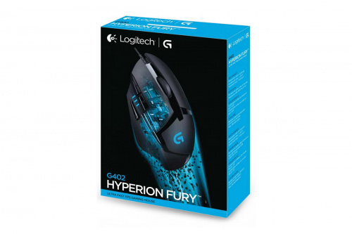 Logitech G402 Hyperion Fury FPS - Fekete - Vezetékes Gaming Egér