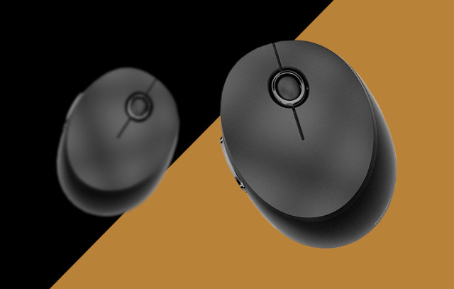 MOFII Sweet 2.4G Vezeték nélküli billentyűzet + egér készlet - fekete