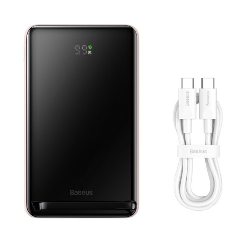 Baseus Magnetic Powerbank 10000mAh 20W - Rózsaszín