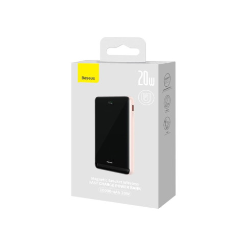 Baseus Magnetic Powerbank 10000mAh 20W - Rózsaszín