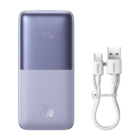 Baseus Bipow Pro Powerbank 10000mAh 20W Lila